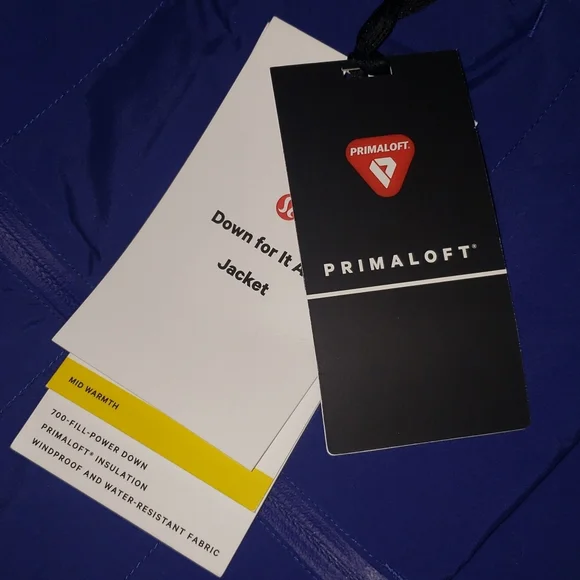 Lululemon Down For It All Jacket 4 PSYH Blue Nwt - Picture 8 of 10